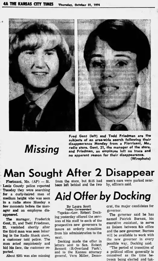 The Chilling Story of the Radio Shack Murders in Florissant, Missouri, October 1974