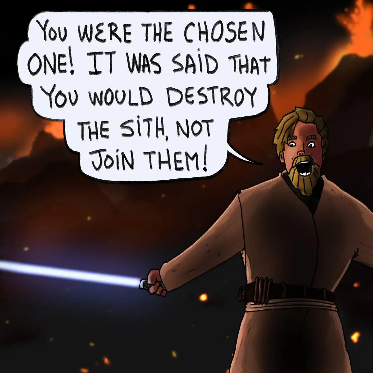 I Have the High Ground! A Legendary Standoff (OC)(5 images)