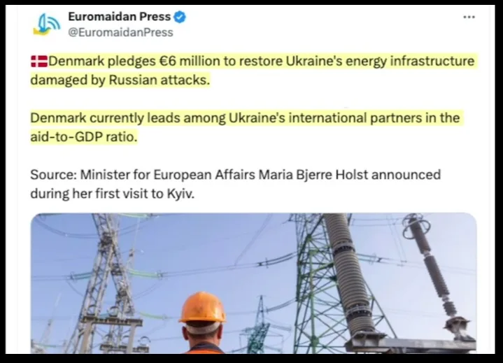 A Heartfelt Thanks to Denmark and All Nations Supporting Ukraine