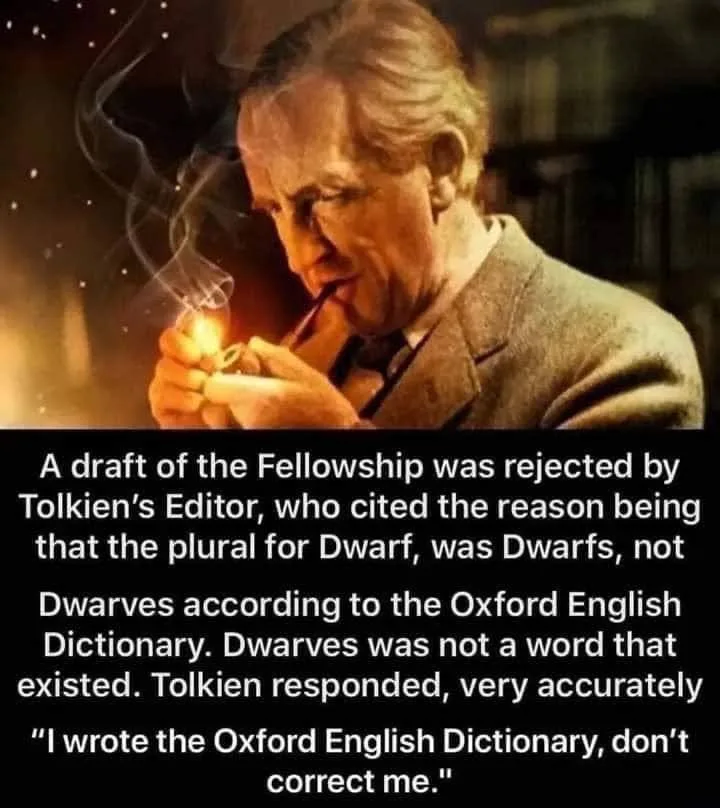 An older man with light hair, wearing a suit and tie, is shown lighting a pipe. The overlaid text recounts a fictional…