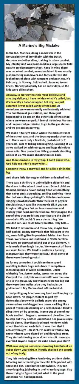 Prepare to Get Snowballed!