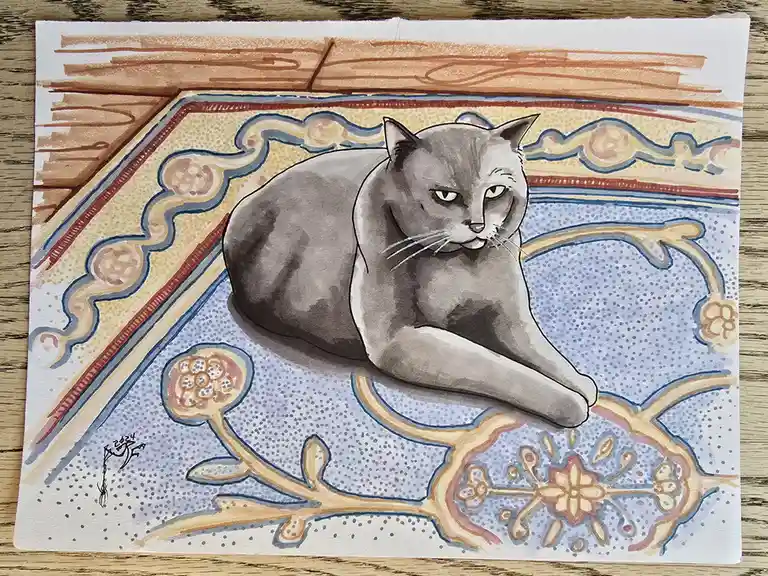 Another delightful commission featuring my furry friends