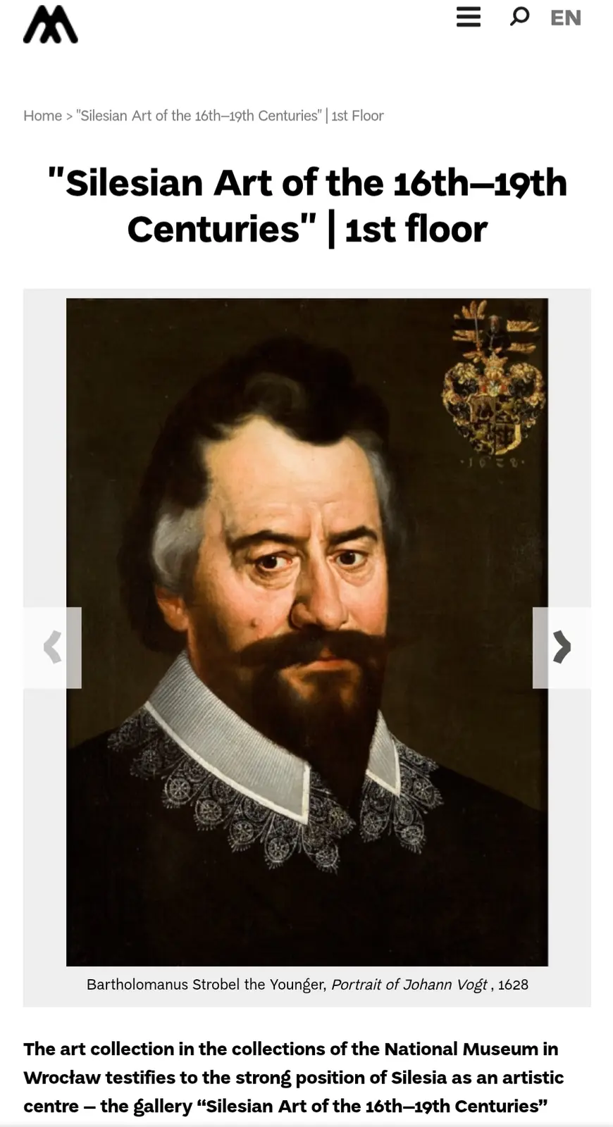 A historical portrait of Johann Vogt from 1628, painted by Bartholomanus Strobel the Younger, shows a man with a prominent…