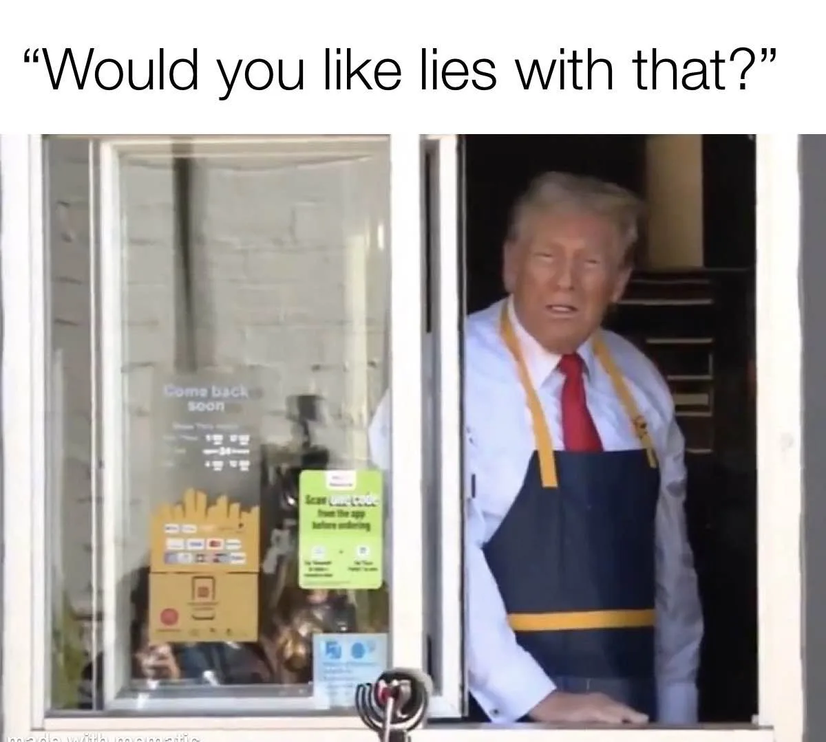Trump's Hilarious Drive-Through Experience