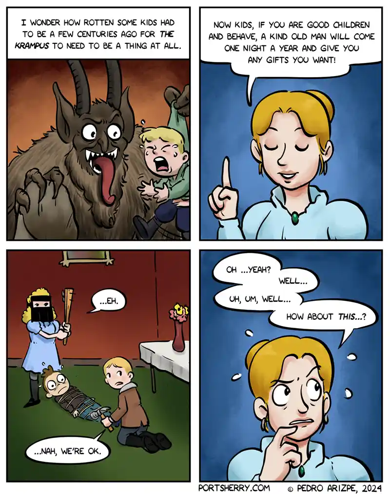 An enchanting night with the Magic Carrot and the Terrifying Stick.
