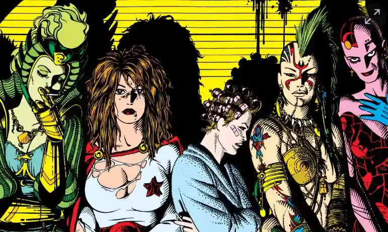 A Classic Scene from Love And Rockets