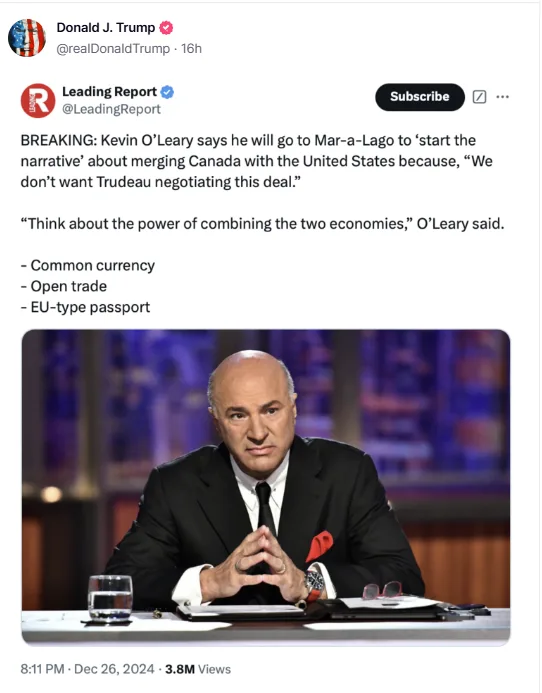 Why would Trudeau even consider negotiating a deal?