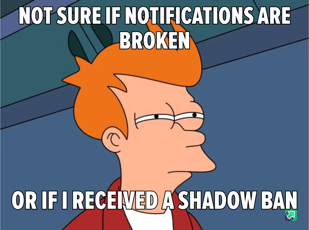 The image shows a side profile of the animated character Fry from Futurama, looking confused with a slightly furrowed brow…