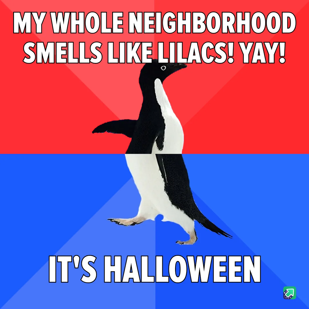 Lilacs and Halloween: A Spooky Floral Fusion