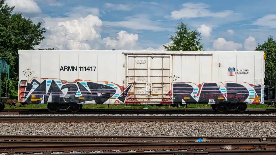 Capturing a train car every day: Day 150