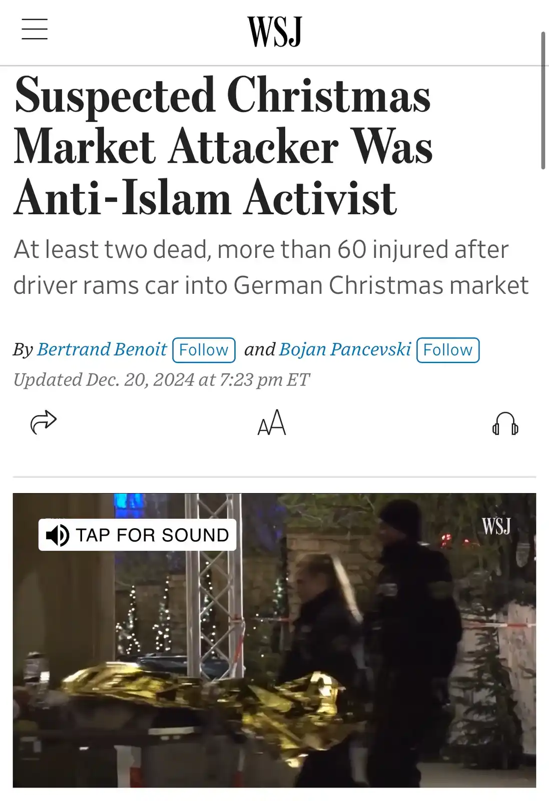 Seeking Answers: Who Is This Person in the WSJ?