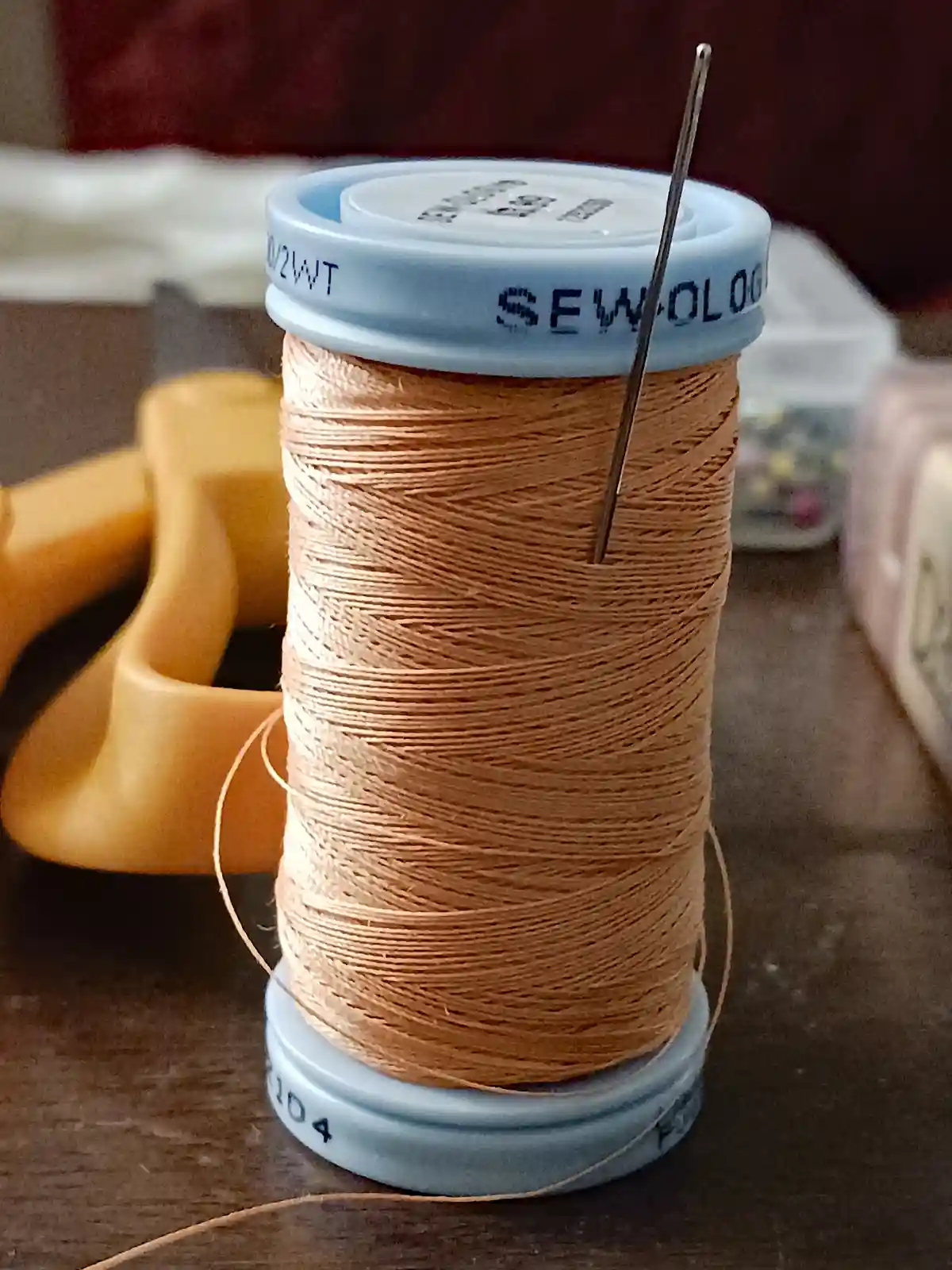 A closer look at my sewing macro technique.