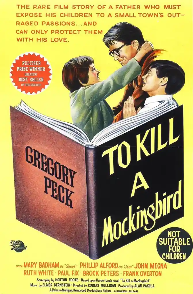 'To Kill A Mockingbird' starring Gregory Peck premiered 62 years ago today, December 25, 1962.