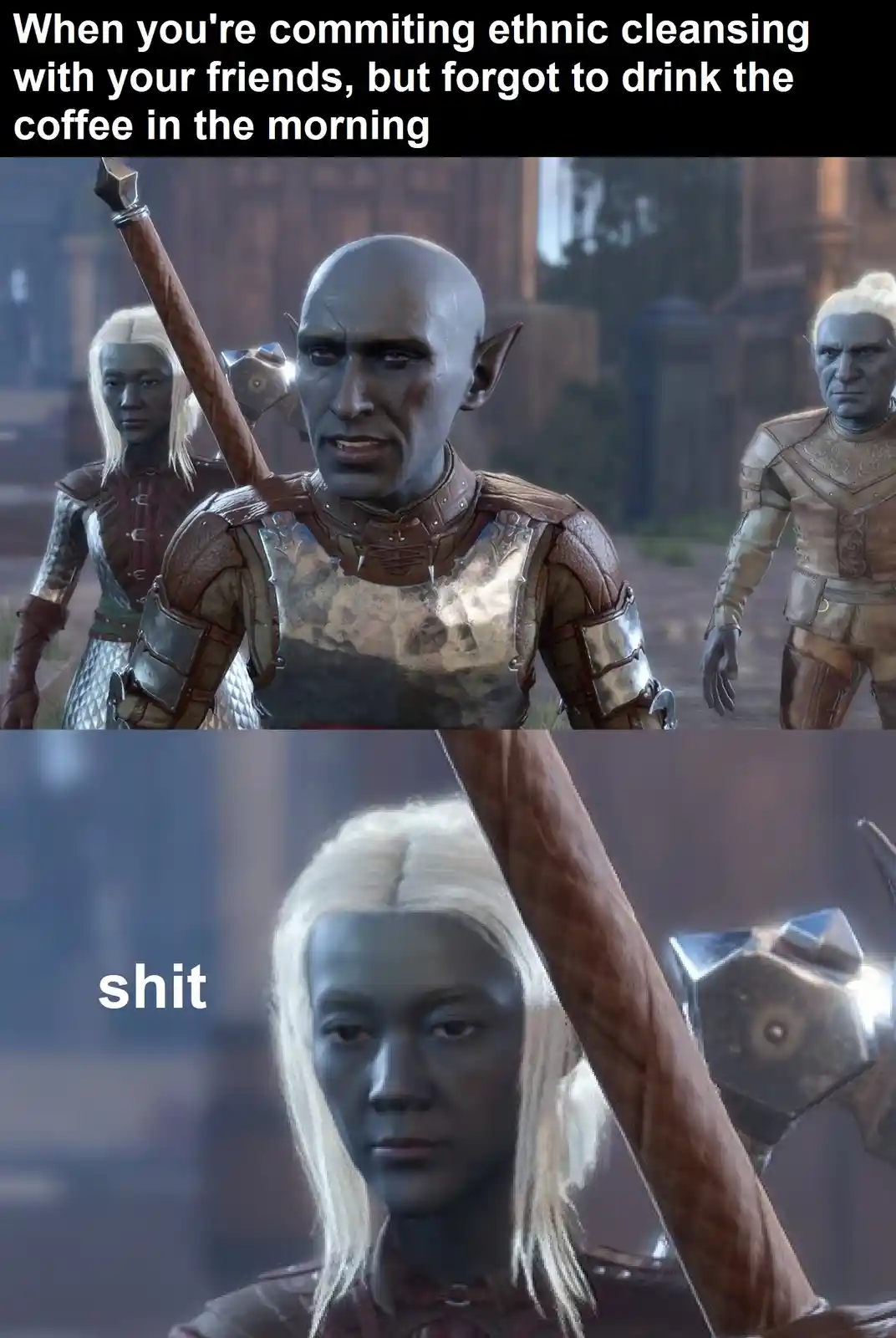 This NPC's Distracting Face Spoils the Moment