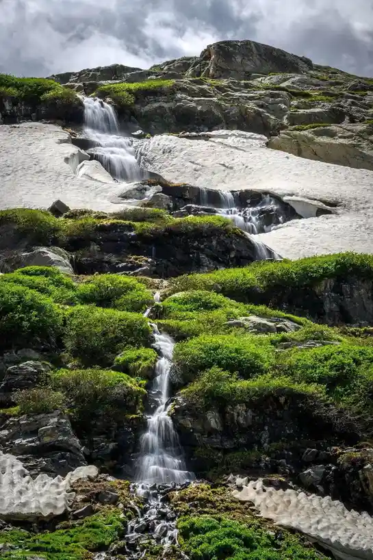 Nature's beauty captured in a stunning waterfall