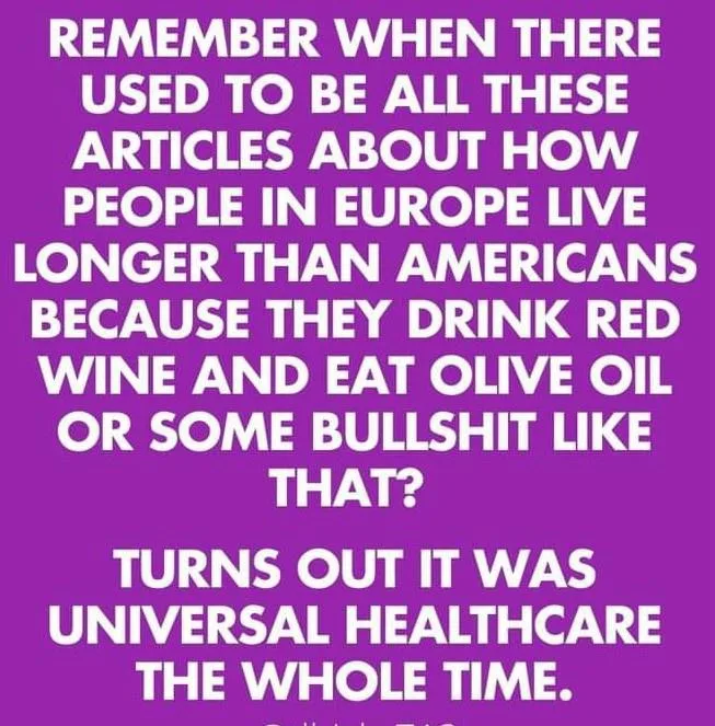 A solid purple background with large white text that reads: 'REMEMBER WHEN THERE USED TO BE ALL THESE ARTICLES ABOUT HOW…