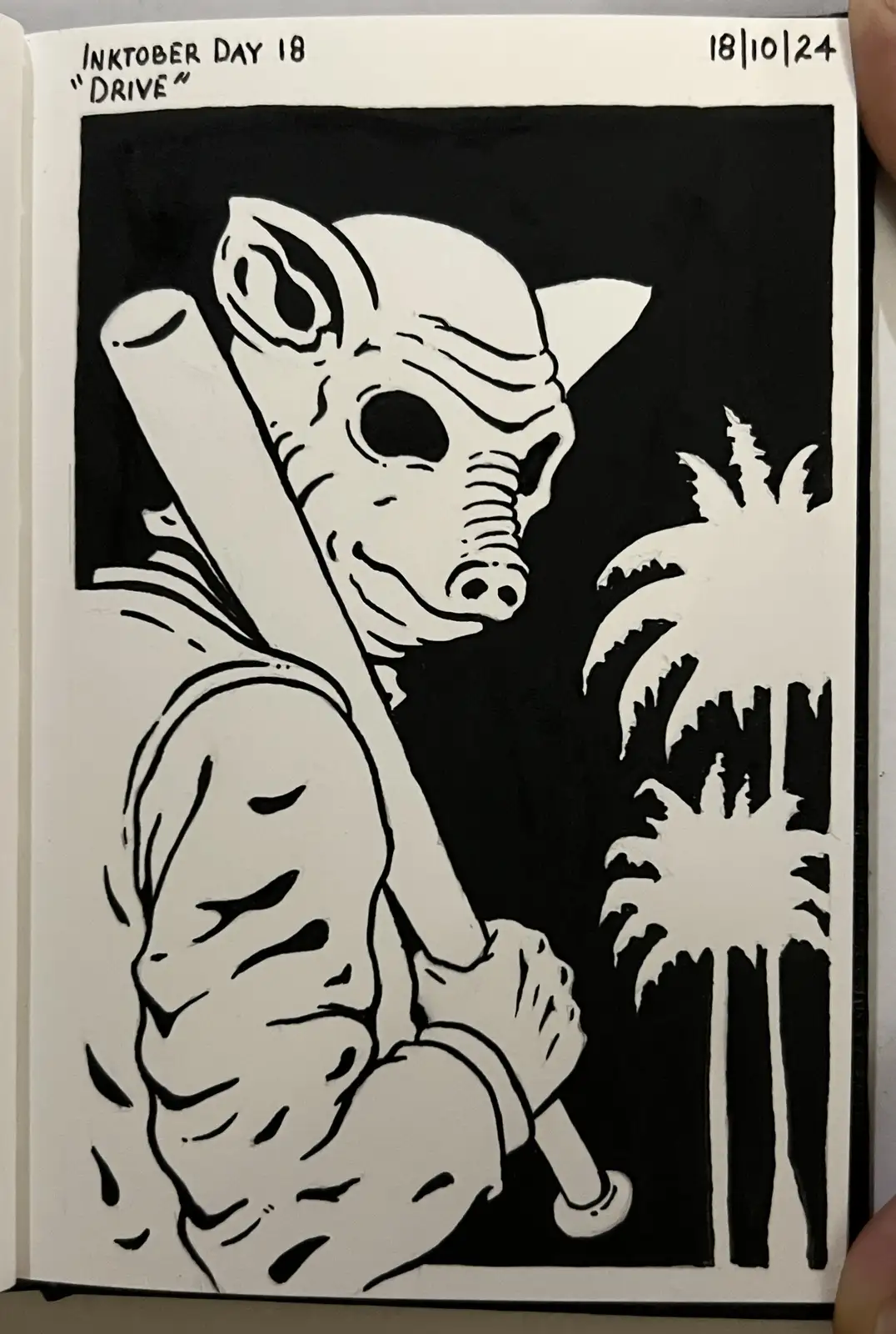 Inktober Day 18: Embracing the 'Drive' theme!