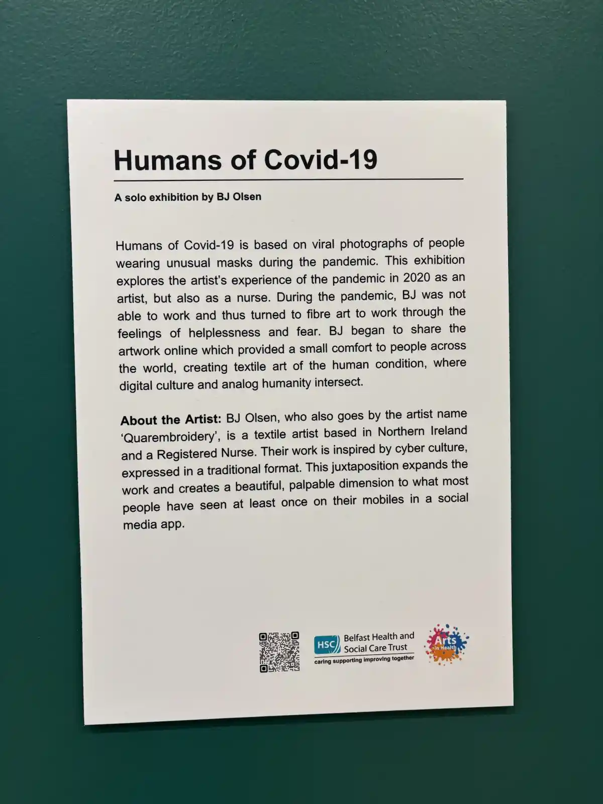 A Unique Showcase of Humanity During COVID-19 at Royal Victoria Hospital
