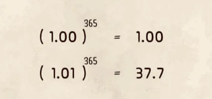 This Year’s Resolution: Improve by 1% Every Single Day