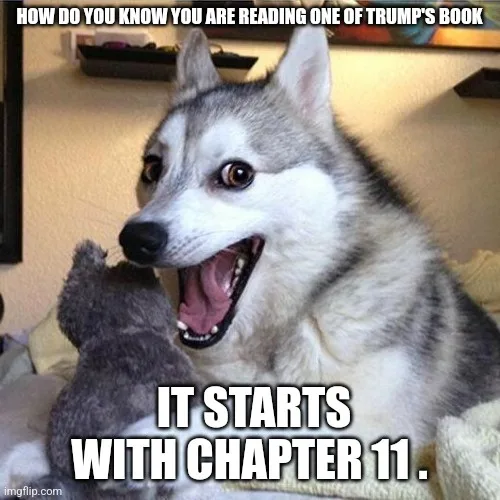 How to Tell You're Diving into One of Trump's Books
