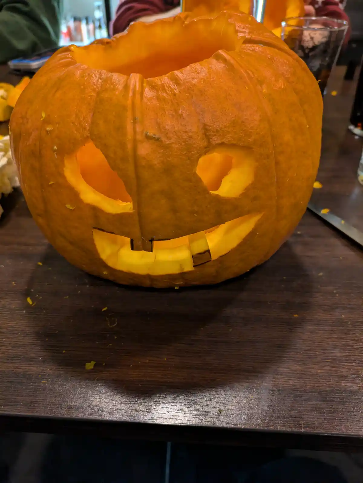 My very first attempt at pumpkin carving