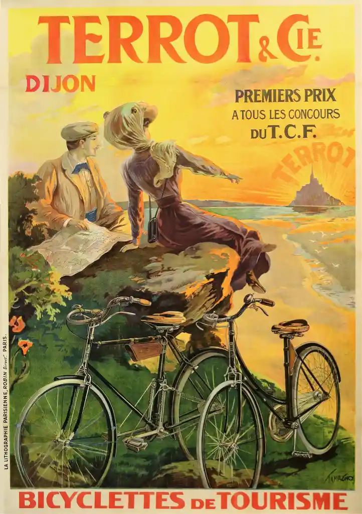 Nostalgic Vintage Bike Advertisements