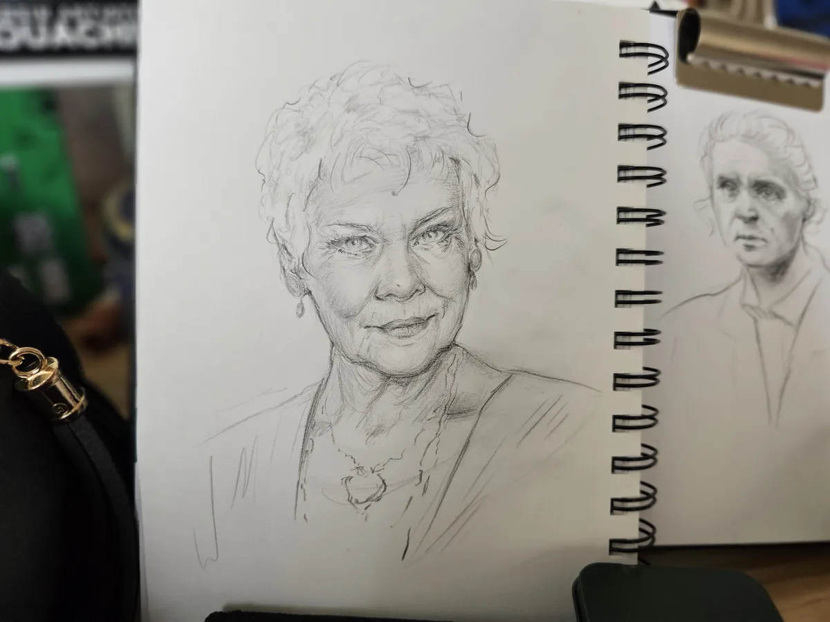 My artistic tribute to the legendary Dame Judi Dench