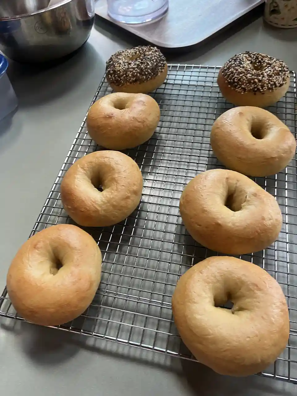 Homemade Einkorn Sourdough Bagels: A Culinary Delight