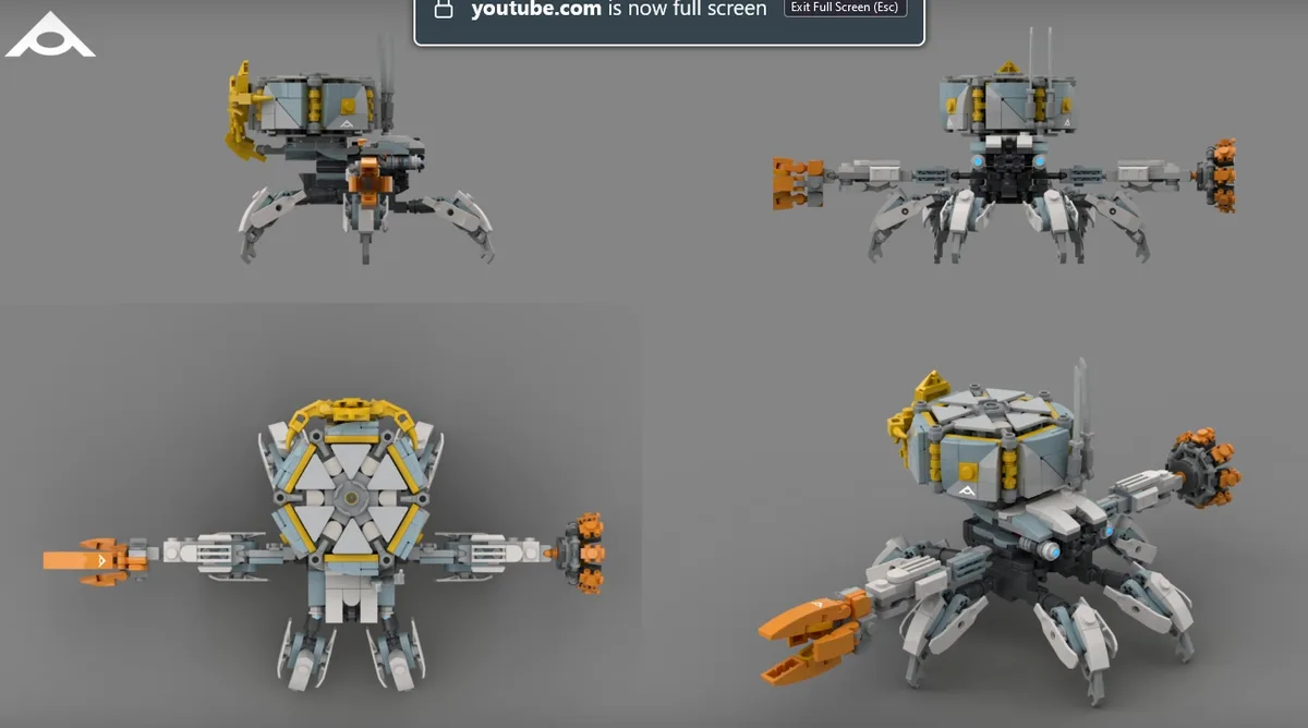 Check Out the Lego Shellwalker from the Latest Game!