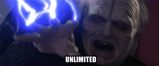 A six-panel meme featuring a pale, gaunt man with wild eyes and lightning crackling around his hands. In the top three…