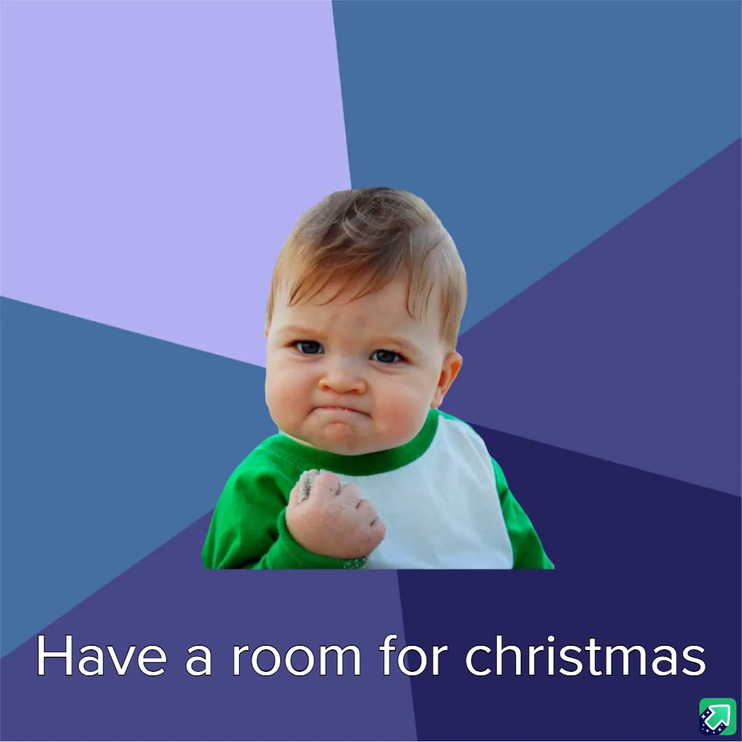 A baby with a pouting, defiant expression, wearing a green and white shirt, is superimposed on a geometric background of…