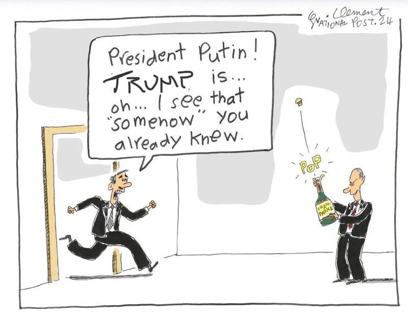 This feels even more relevant in today's world. @putincaricature
