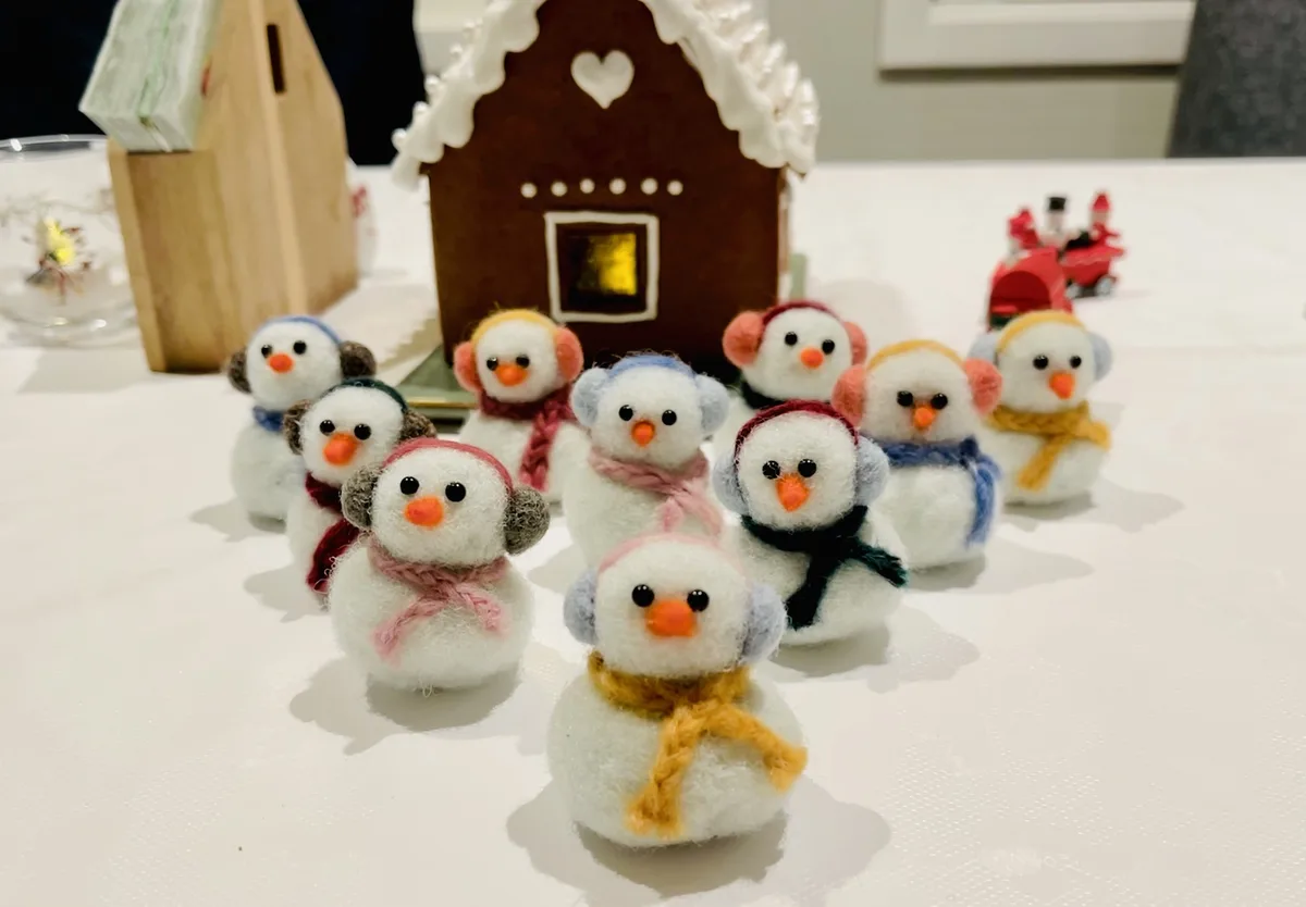 The Mighty Army of Snowmen Ready for Battle