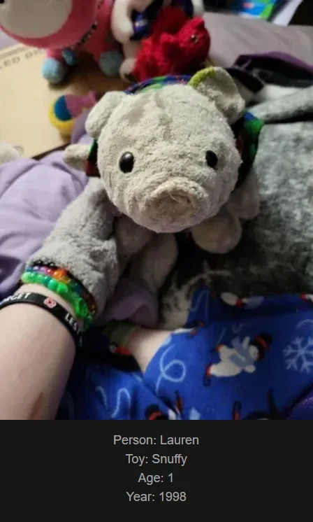 Day 814: Join me on my journey at www.saidtheskinhorse.com, where we cherish the bond with our beloved childhood toys. Meet Snuffy, our latest addition!