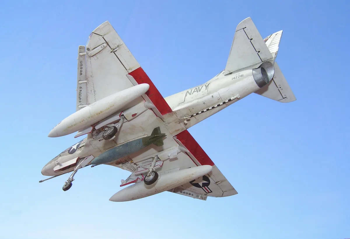 Building the 1/48 Hasegawa A-4C Skyhawk: A Modeler's Dream