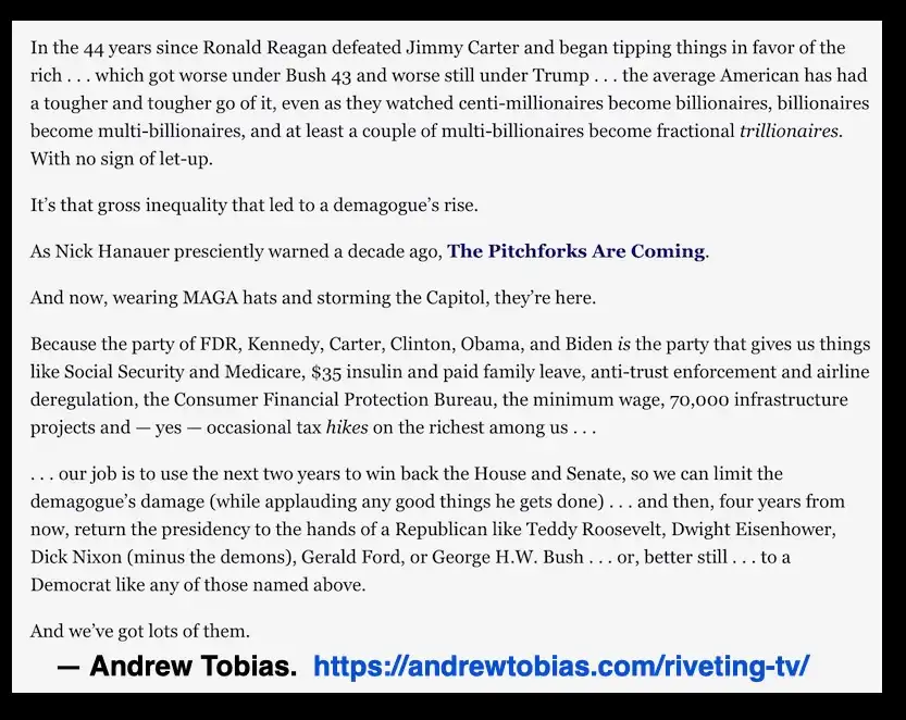 Andrew Tobias on the Legacy of FDR to Biden: A Party of Progress