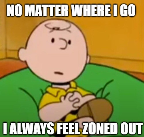 A cartoon image of Charlie Brown sitting on a green couch with a bored, unimpressed expression. White bold text is overlaid…