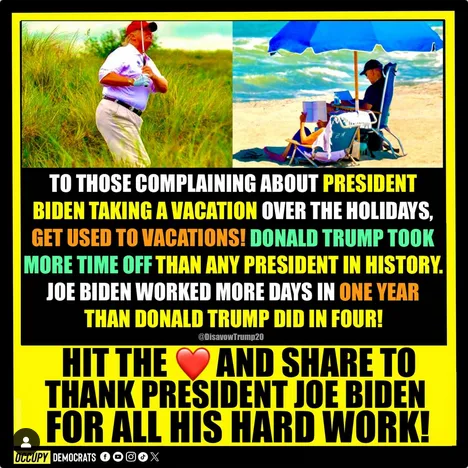 Right-Wingers Always Criticize Dem Presidents for Taking Vacations
