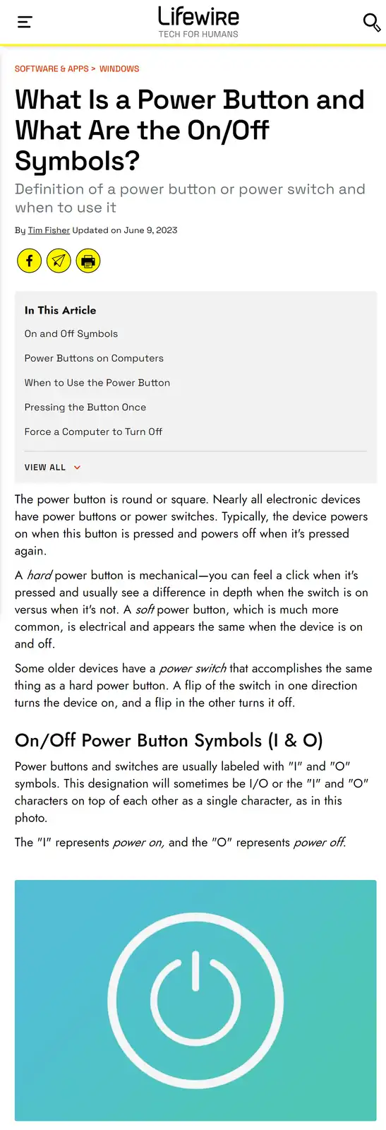 Ever wonder why we use 'I' for on and 'O' for off? It all comes from the binary number system where '1' means on and '0' means off!