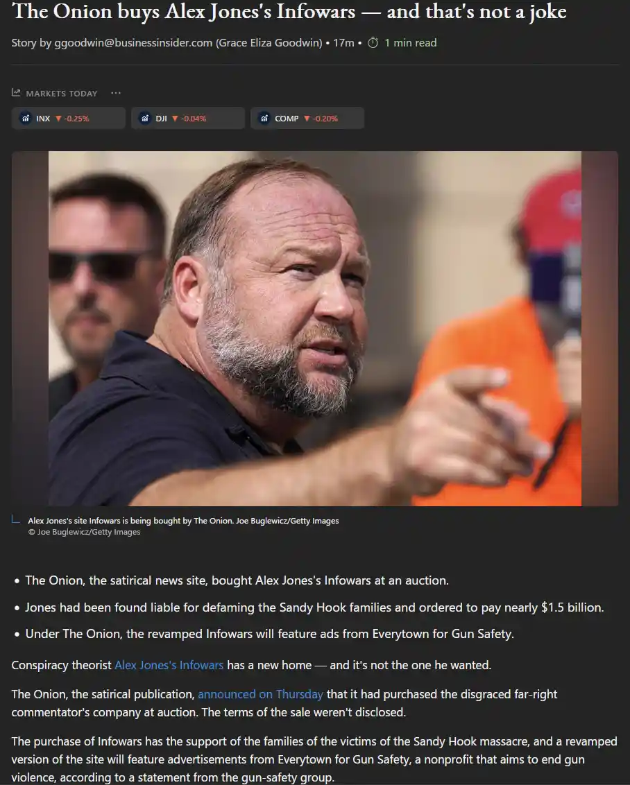 The Onion Takes on Infowars: A New Chapter for Sandy Hook Families