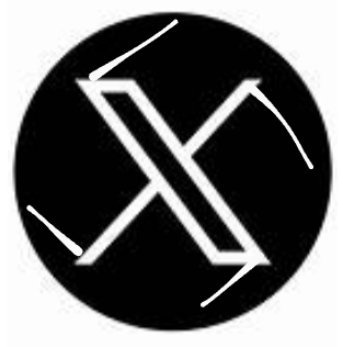 A black circular logo with a white stylized 'X' in the center, surrounded by four white diagonal lines radiating outward…