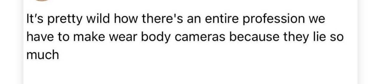 The image displays a plain white background with black text that reads: 'It's pretty wild how there's an entire profession…