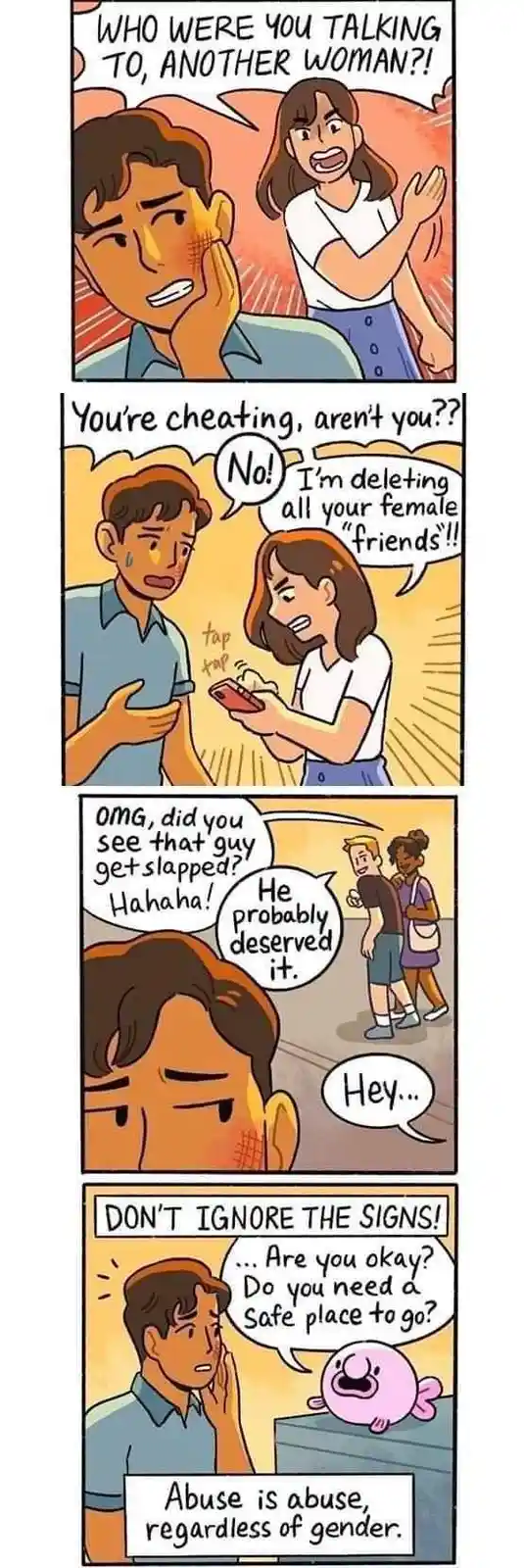 Breaking the Silence: Recognizing Signs of Male Abuse in Public Spaces