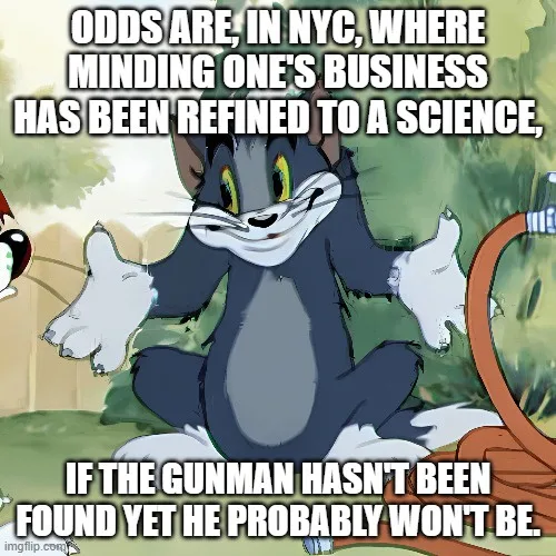 Tom from Tom and Jerry sits with arms outstretched in a garden, looking smug and confident. The overlaid text reads: 'ODDS…