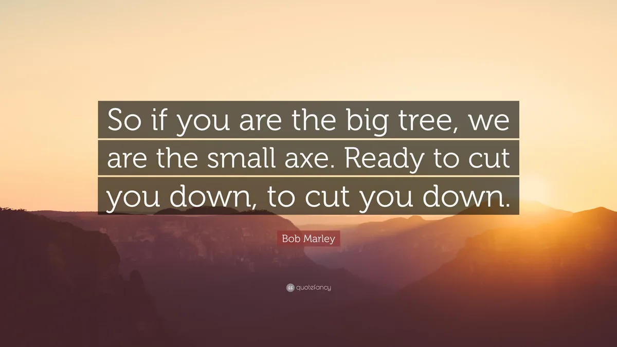 We are the small but mighty axe...