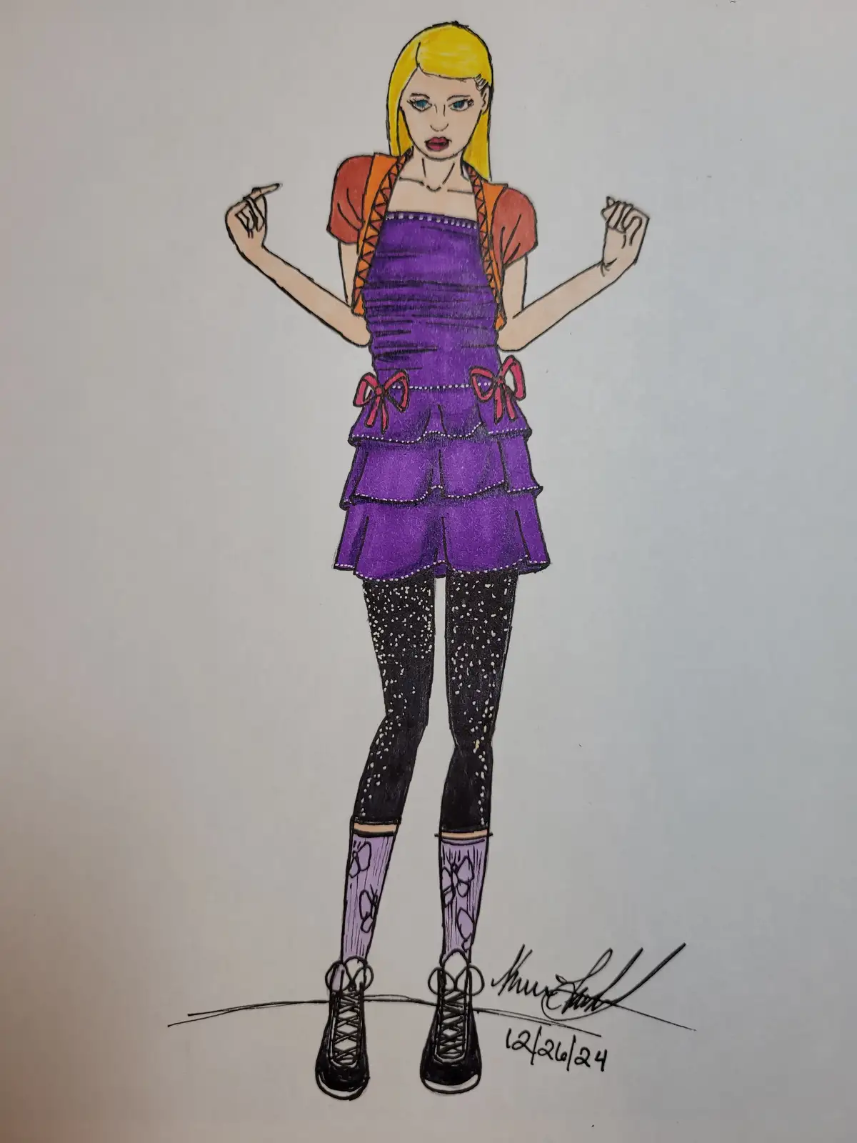 My unique take on Lavender Brown from Harry Potter's first year.