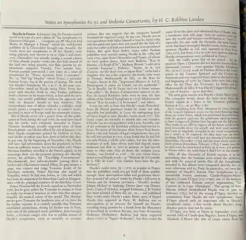 Insights and notes on Haydn's Paris Symphonies 82-92.