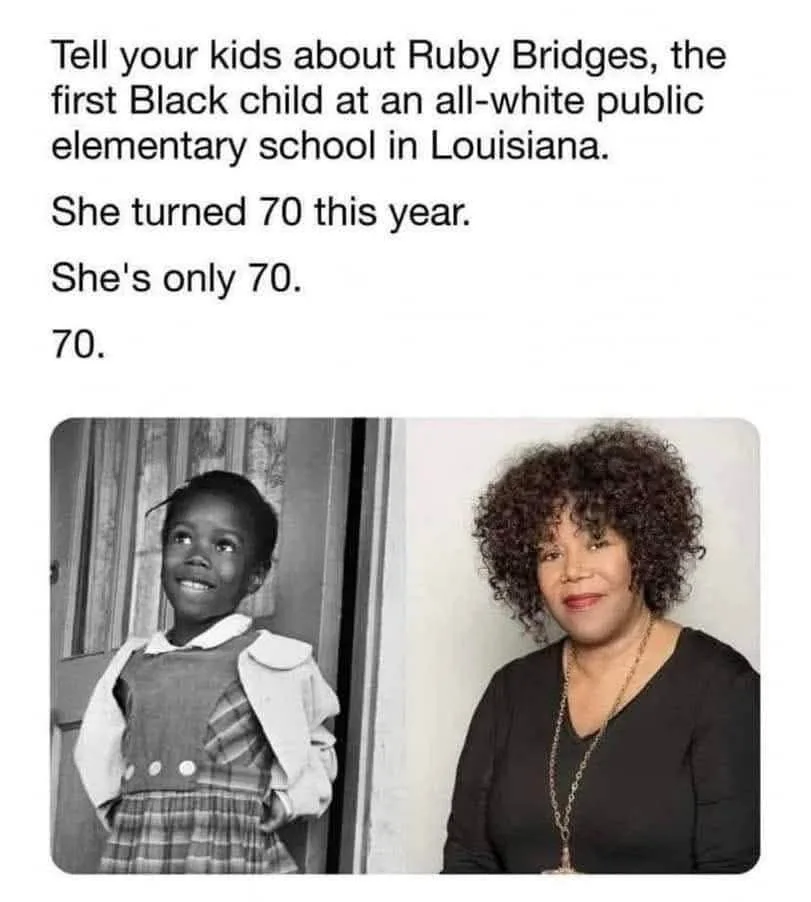 The image displays two side-by-side photos: a young Black girl in a dress and jacket looking up and smiling, and an adult…