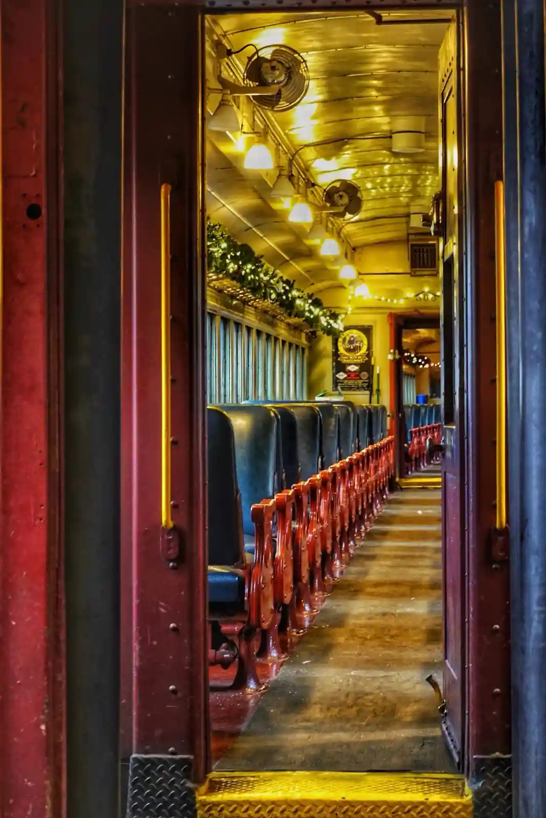 Inside the Train Car: A Journey Awaits