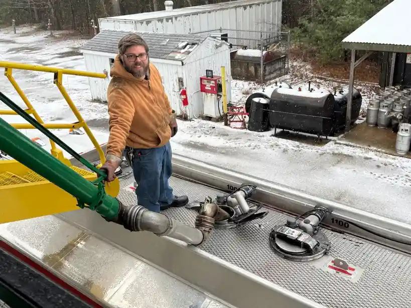 Merry Christmas from your friendly neighborhood NH oil and propane delivery guy! Stay warm, everyone!